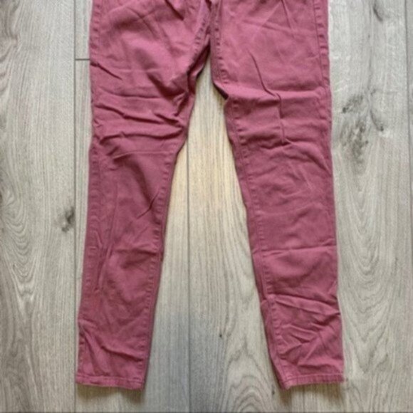 Forever 21 stretchable pants salmon pink  size 27 W - Picture 4 of 6